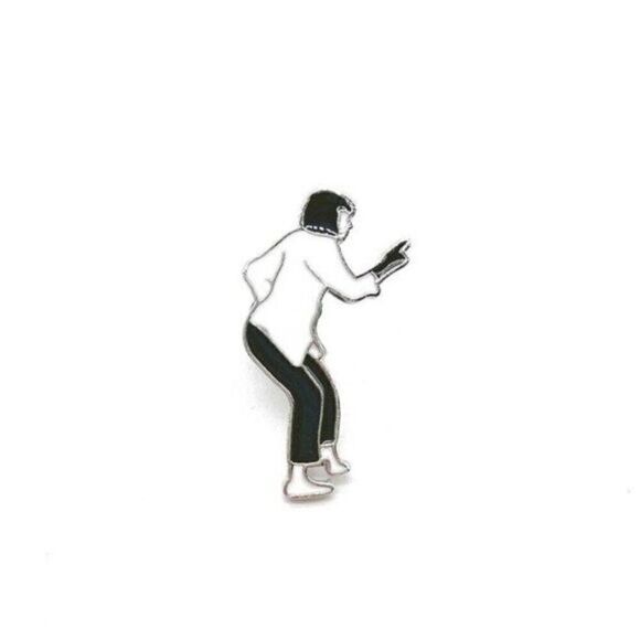 3/20 Pulp Fiction Dancing Enamel Pin - Picture 1 of 1